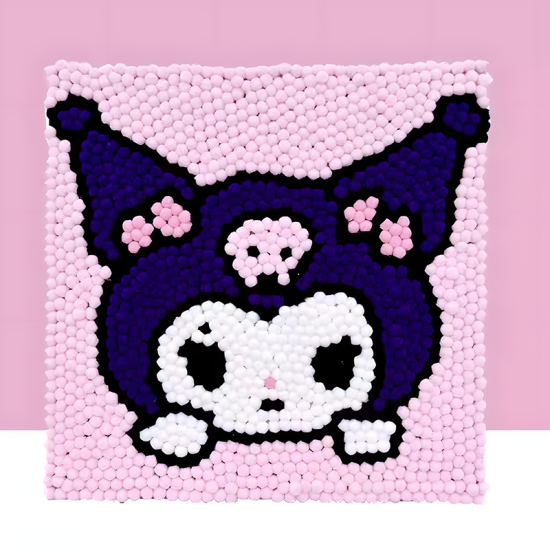 Pompom Ball Mosaic Art